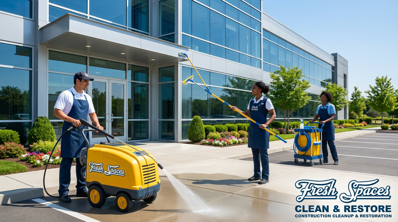 Office Cleaning Outside